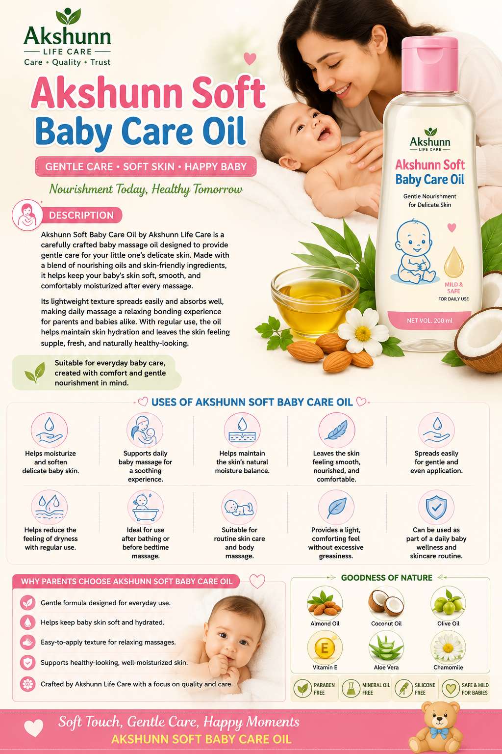 akshunn baby care oil
