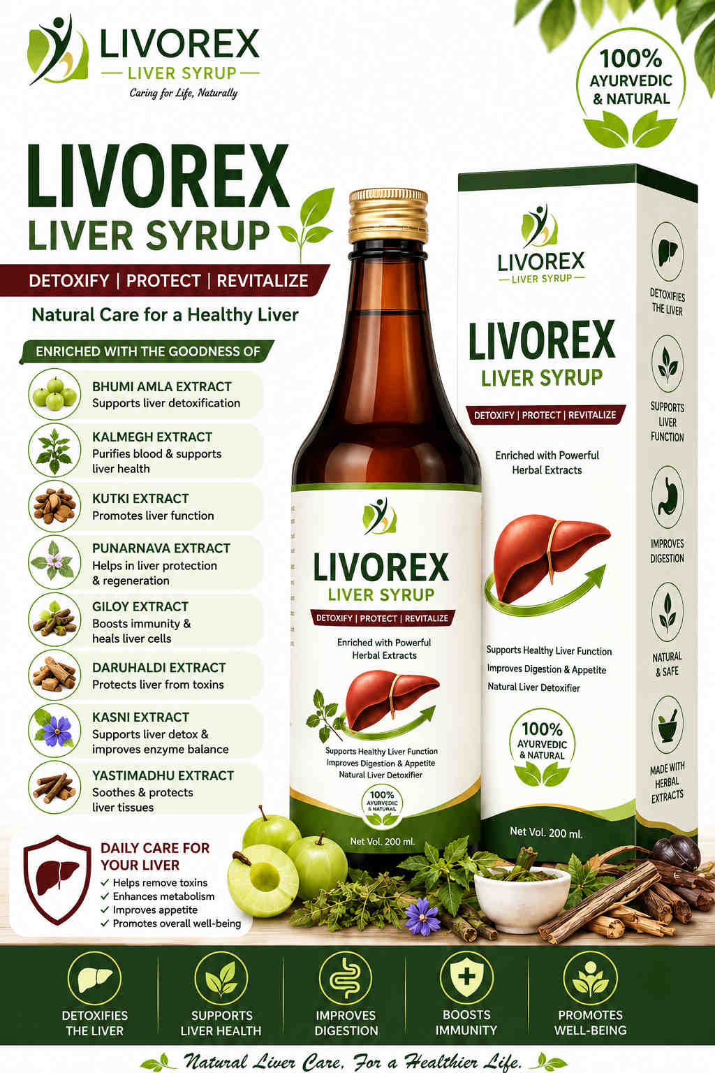 AYURVEDA LIVOREX SYRUP
